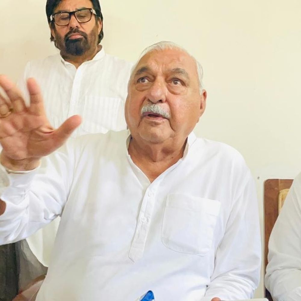 करनाल में पूर्व-सीएम भूपेंद्र हुड्‌डा ने सरकार पर साधा निशाना:गेहूं खरीद में देरी, कांग्रेस के कार्यकाल से कम टारगेट, महिला आरक्षण पर उठाए सवाल