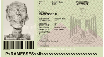 Did Egypt really issue a passport to 3,000-year-old Ramesses II for 1974 flight to Paris? Fact or fiction? |