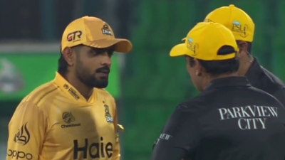Heated exchange! Babar Azam vs umpire steals the show in PSL – Watch | Cricket News