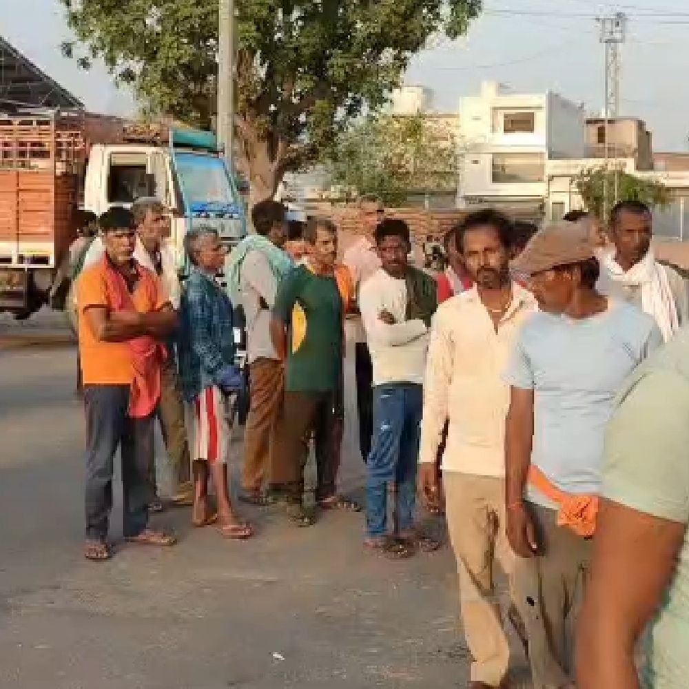 नूंह अनाज मंडी में चक्कर खाकर गिरा मजदूर, मौत:धूप में काम करते हुए गर्मी से बिगड़ी तबीयत, सुविधाओं की कमी पर भड़के श्रमिक