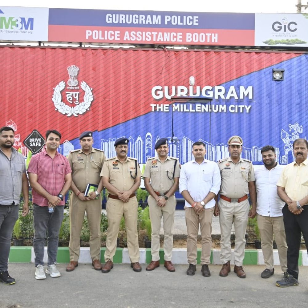 गुरुग्राम में AC बूथ में बैठेंगे ट्रैफिक पुलिस के जवान:31 प्रमुख चौराहे चिन्हित, पहले मॉडर्न बूथ का उद्घाटन, पेंट्री और वॉशरूम की सुविधा