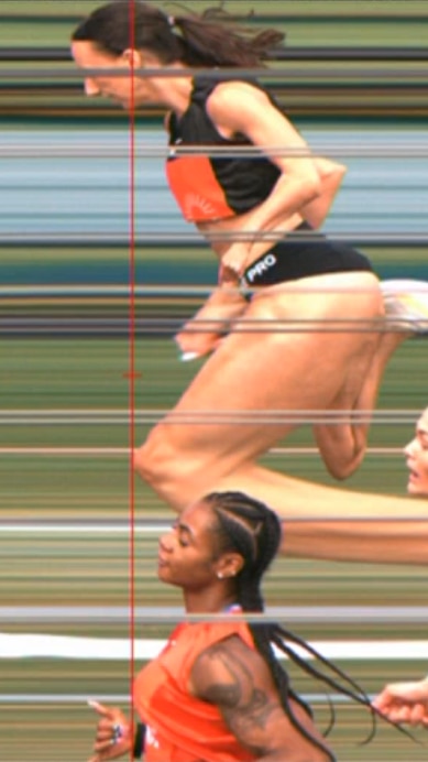 Sprint superstar Sha’Carri Richardson reaches Stawell Gift final after close finish in semifinal