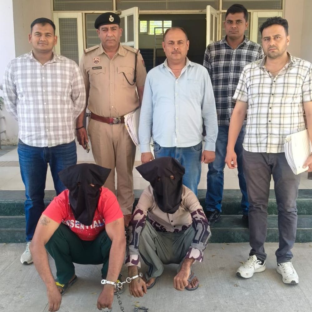 करनाल पुलिस ने घर में चोरी के दो आरोपी पकड़े:सोने के आभूषण और स्कूटी बरामद, फरीदाबाद जेल से प्रोडक्शन वारंट पर किया गिरफ्तार