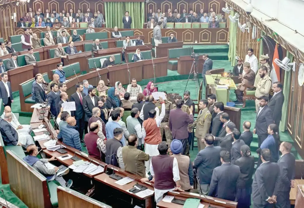Uproar in J&K Assembly over Ganderbal encounter