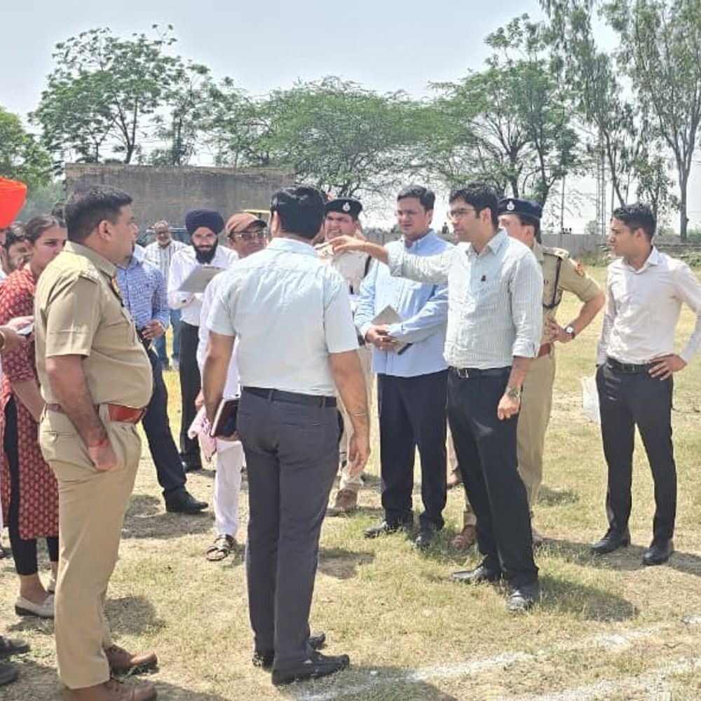 करनाल में मुख्यमंत्री धर्मसभा में होंगे शामिल:डीसी ने सुरक्षा व्यवस्था का लिया जायजा, श्री आत्म मनोहर जैन मंदिर में होगा कार्यक्रम