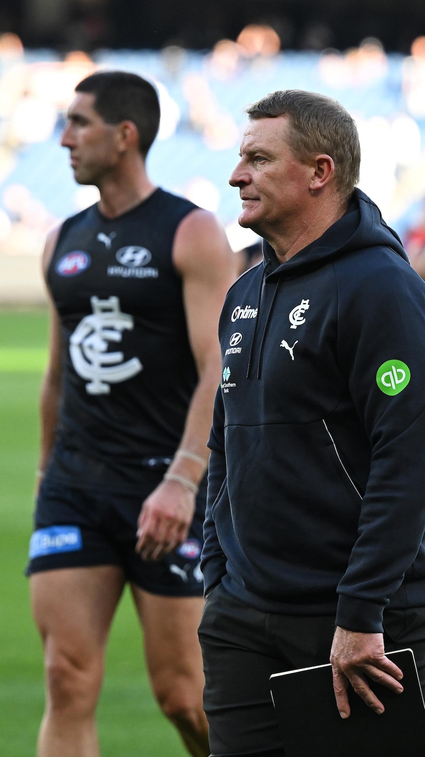 Michael Voss blocking out Carlton criticism ahead of AFL Gather Round
