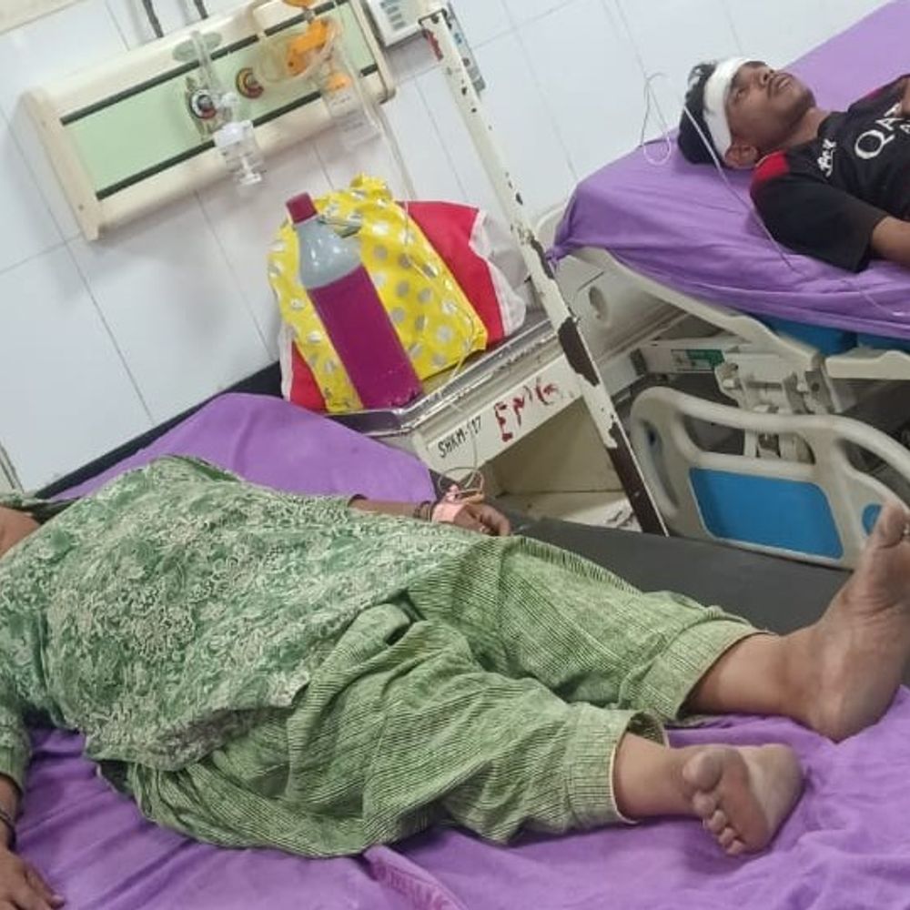 नूंह में पड़ोसियों ने घर में घुसकर किया हमला:दंपती सहित 4 घायल, 2 हालत गंभीर, 6 महीने से पहले हुआ था विवाद