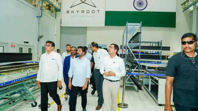 Telangana Chief Minister Flags Off Skyroot Aerospace’s Vikram-1: India’s First Private Orbital Rocket | India News