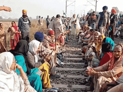 Punjab Farmers rail blockade update several trains may cancel or delayed