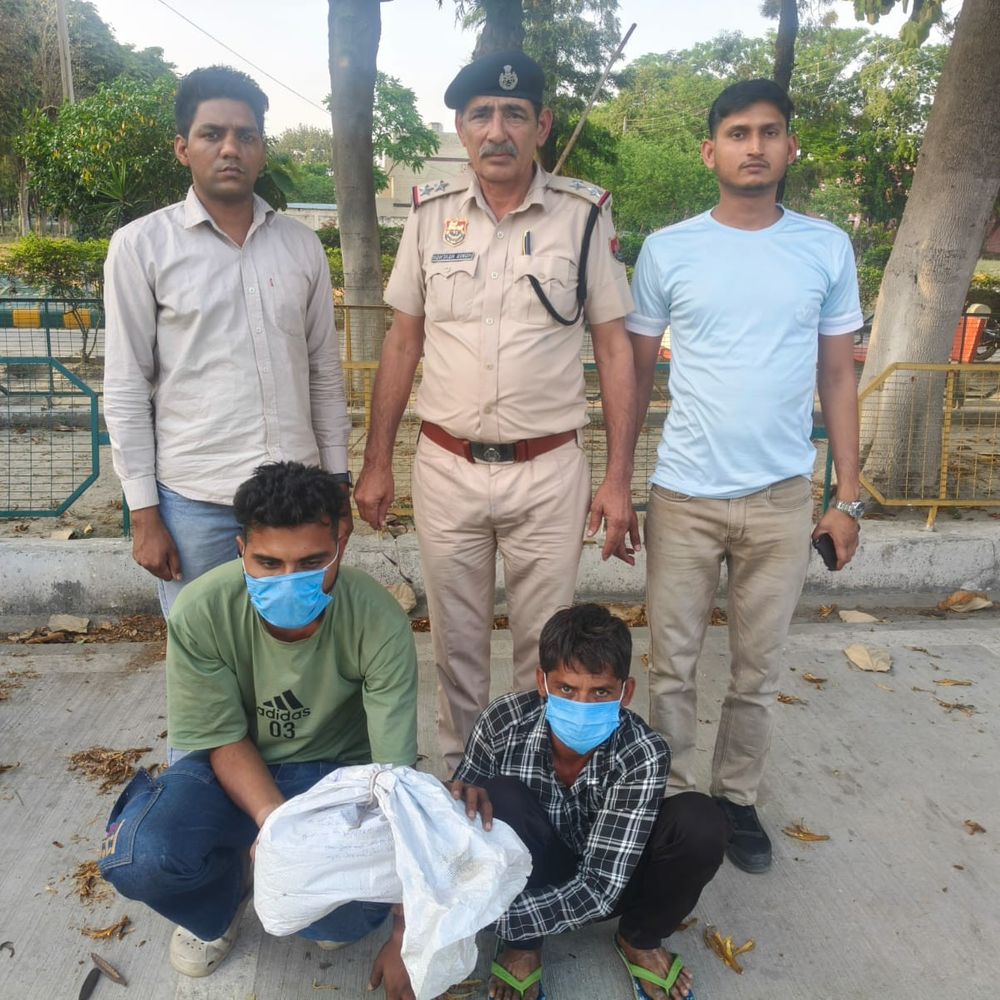 करनाल में दो नशा तस्कर अरेस्ट:तलाशी में बरामद हुआ चूरा पोस्त, एक कुरुक्षेत्र का रहने वाला, पुलिस ने रिमांड पर लिया