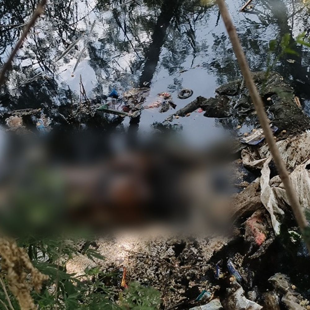 गुरुग्राम में तालाब में मिला व्यक्ति का शव:राहगीरों ने गंदे पानी में पड़ा देखा; कोई डॉक्यूमेंट नहीं मिला, नहीं हो सकी पहचान