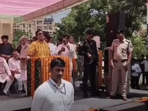 BJP सांसद ने पूर्व CM भजनलाल को बदमाश बताया:रेखा शर्मा बोलीं- इन्होंने बदमाशी करके इलेक्शन जीते; बंसीलाल का नाम लेते हुए रुकीं