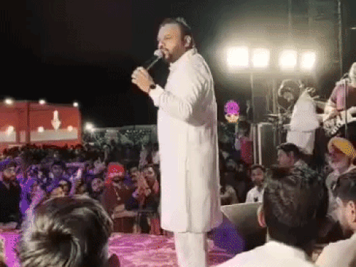 यमुनानगर में सिंगर कन्हैया मित्तल की विवादित टिप्पणी:बोले- भारत में फर्जी ID से हिंदू बनकर घूम रहे पाकिस्तानी घुसपैठिये; हमारी बेटियां टारगेट