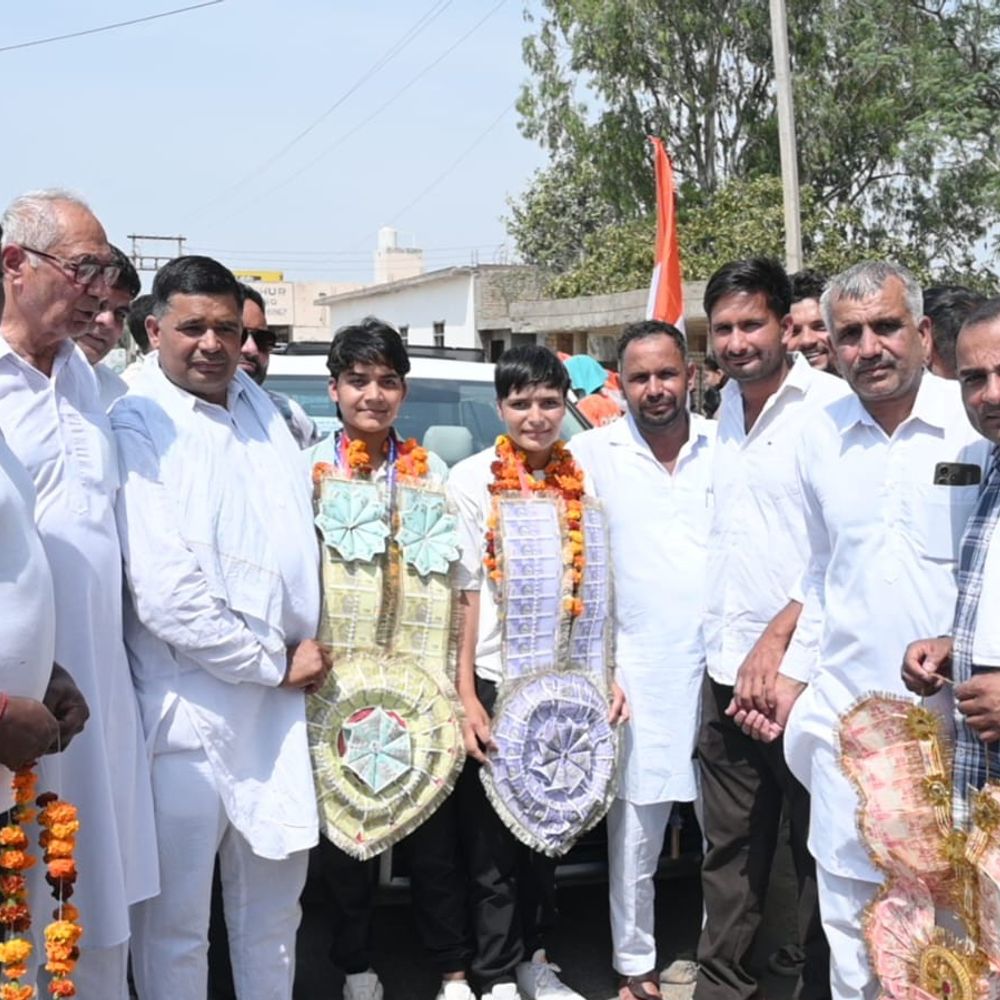 राजौंद की महक ढुल ने कबड्डी में जीता स्वर्ण पदक:हिमाचल की टीम को हराया, गांव पहुंचने पर हुआ स्वागत, नकद राशि देकर किया सम्मान