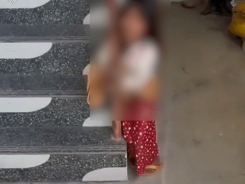 रिटायर्ड फौजी ने बच्ची को सीढ़ियों की रेलिंग से बांधा,VIDEO:थप्पड़ जड़े, मासूम चिल्लाई- अंकल बचालो; हिमाचल में चीखें सुन मर्चेंट नेवी कैप्टन ने छुड़वाया