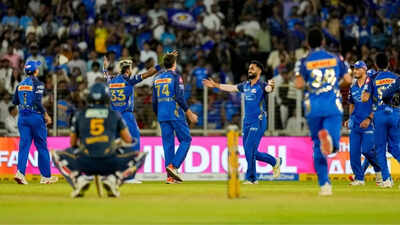 Tilak Varma turns it around: Mumbai Indians storm Ahmedabad, Gujarat Titans wiped out in 99-run rout | Cricket News