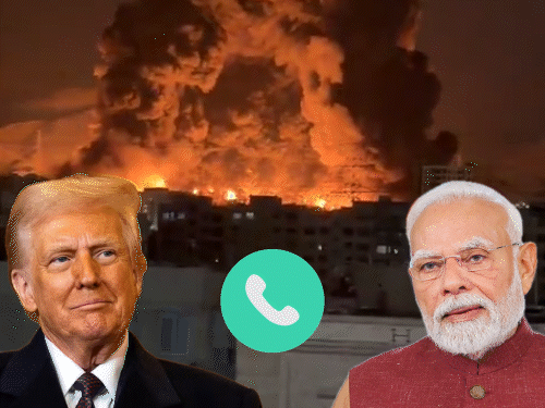 PM Modi Trump Talk Iran Ceasefire
