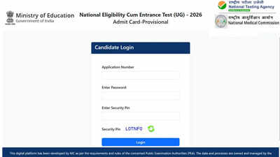 NEET admit card 2026 released at neet.nta.nic.in; how to download hall ticket in five steps