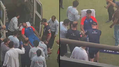 IPL 2026 | Scary scenes! Delhi Capitals net bowler badly hit, stretchered off in ambulance ahead of PBKS clash – WATCH | Cricket News