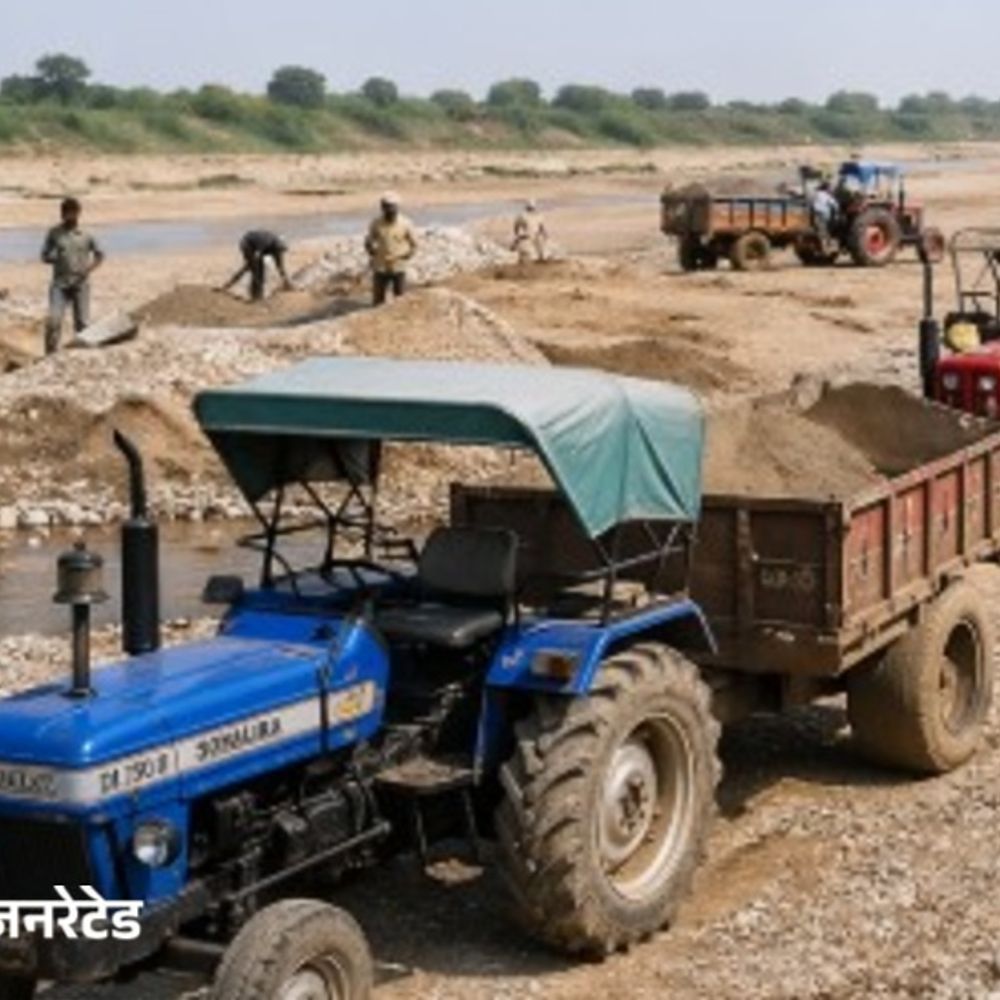 पंचकूला में 14 नामजद सहित कई पर FIR:घग्गर नदी में अवैध खनन का मामला, पंजाब से ट्रैक्टर-ट्रॉली लेकर आते थे आरोपी