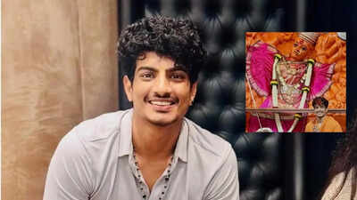 Palash Muchhal takes a spiritual break amid a busy schedule, visits Saptashrungi Temple and seeks divine blessings | Hindi Movie News