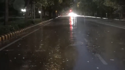 Relief from heat as rain lashes parts of Delhi-NCR; IMD issues alerts for thunderstorms, dust storms | Delhi News