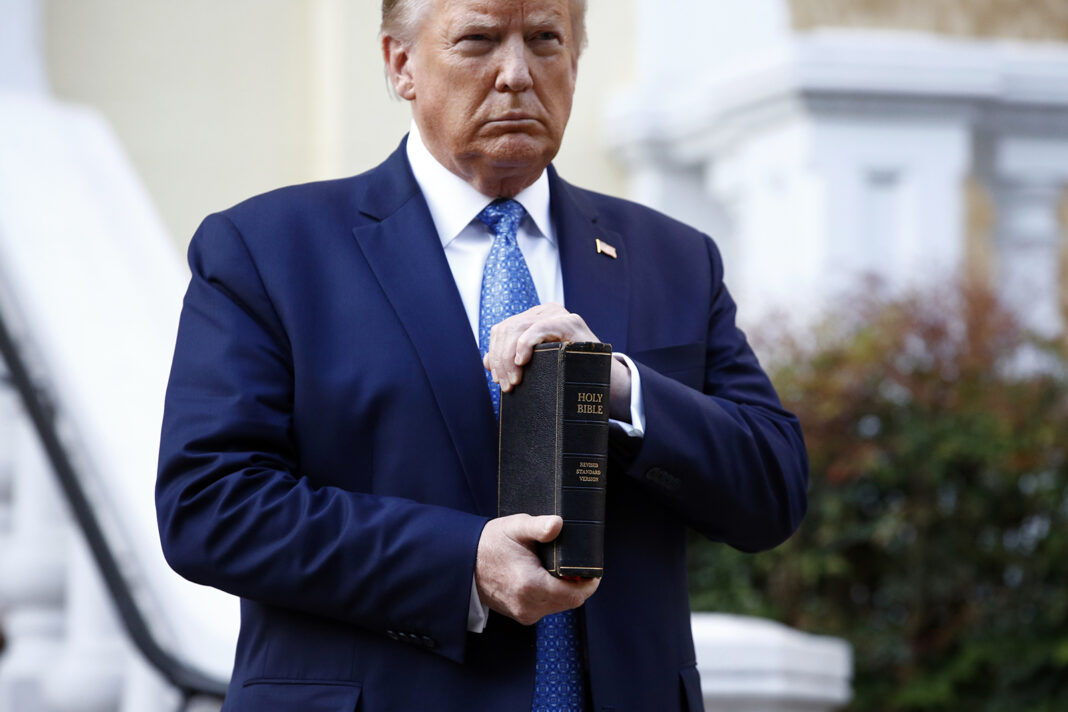 Trump’s assigned verse in Bible marathon is red meat for Christian nationalists