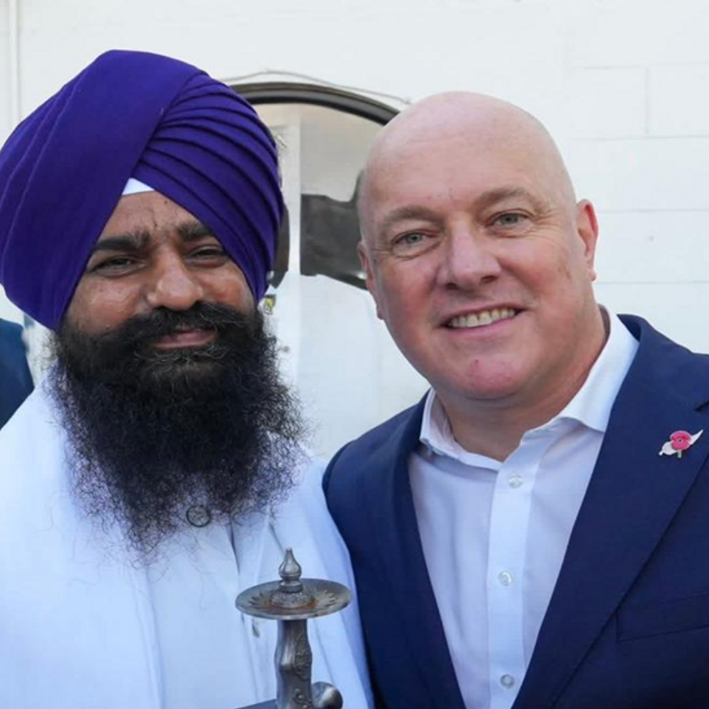 न्यूजीलैंड के PM आएंगे गोल्डन टेंपल:जत्थेदार गड़गज से की मुलाकात, भारत आने का निमंत्रण किया स्वीकार; उपहारों का किया आदान-प्रदान