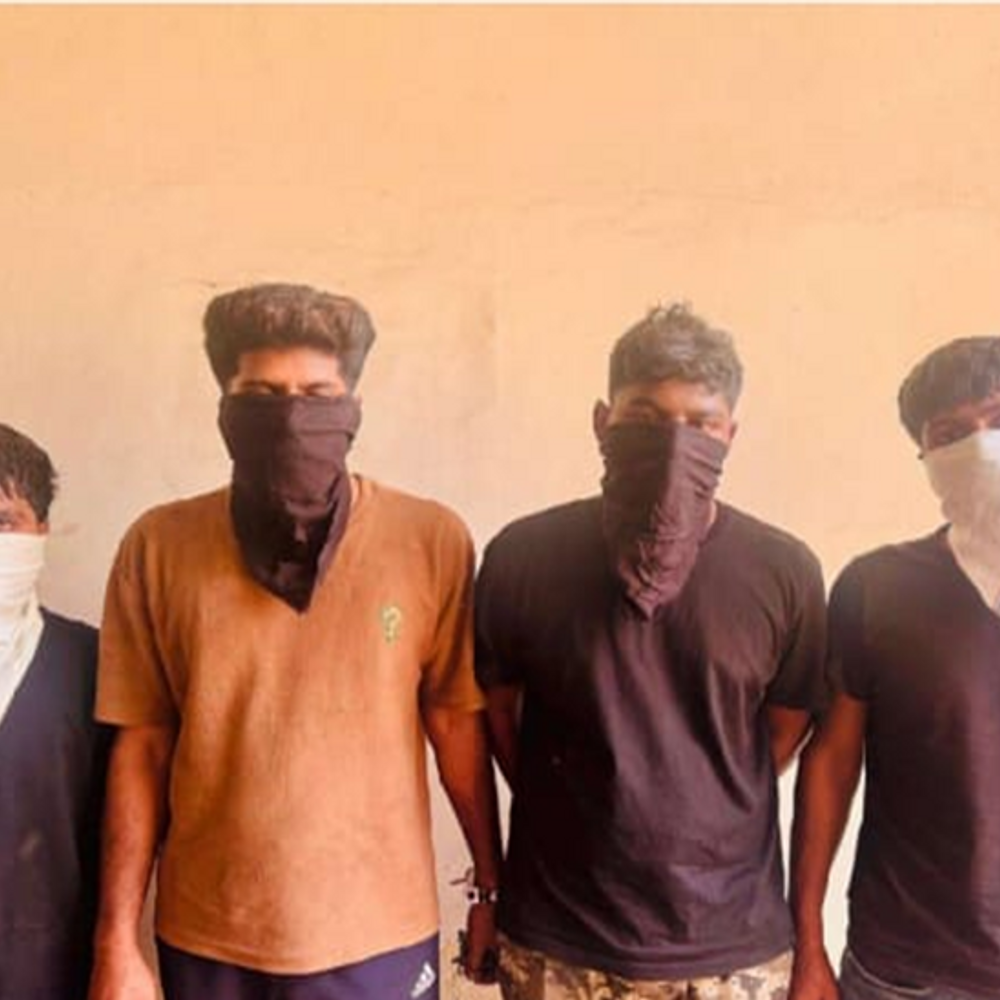 हिमाचल से गैंगस्टर हैप्पी जट्ट के 4 शूटर अरेस्ट:अमृतसर में प्रॉपर्टी डीलर के घर फायरिंग में थे वांटेड; विदेश से फिरौती गैंग चला रहा जट्ट