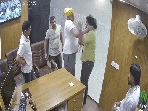 Sikh Youth Injured in Money Dispute; CCTV Footage