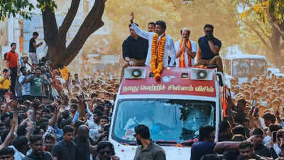 After 1977, Tamil Nadu might see its 1st non-DMK, non-AIADMK govt as Vijay’s TVK surges ahead | Chennai News