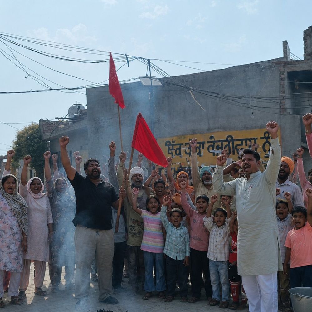 बरनाला में मजदूरों का विशाल रोष प्रदर्शन:झूठे केस वापस लेने की मांग, विधायक का पुतला फूंका, 14 मई को SSP ऑफिस घेरेंगे