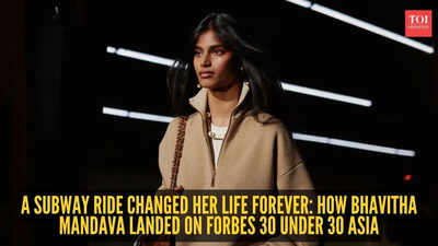 Bhavitha Mandava: From a New York subway to Chanel: Bhavitha Mandava’s remarkable journey lands her on Forbes 30 Under 30 Asia