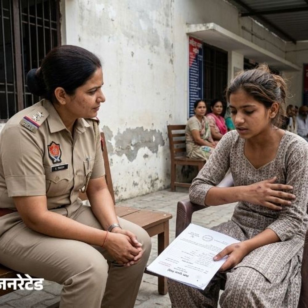 यमुनानगर में घर में घुसकर 10वीं की छात्रा से छेड़छाड़:विरोध करने पर भाइयों को बाजार में घेरकर पीटा; अश्लील फब्तियां कसता था पड़ोसी