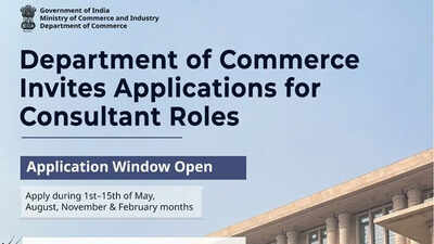 Department Of Commerce Recruitment 2026: ​DoC invite applications for Economics, Legal, Data Science and Management roles; check details and direct link here