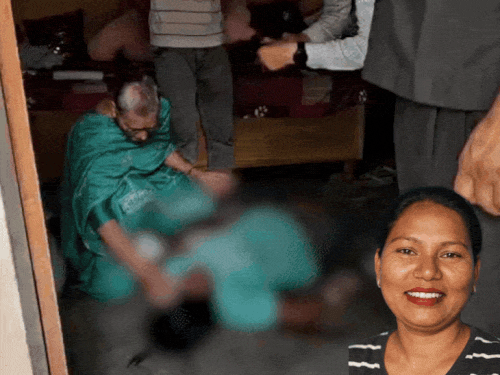 गर्लफ्रेंड के साथ मिलकर पति ने किया पत्नी का मर्डर:रोहतक में 2 बच्चों को डेडबॉडी के पास छोड़कर दोनों फरार; 10 साल पहले शादी हुई