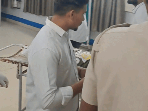 नरवाना में व्यापारी से रंगदारी मांगने वाले 3 आरोपी काबू:भागने की कोशिश में मुख्य आरोपी घायल, साथियों संग दी थी धमकी