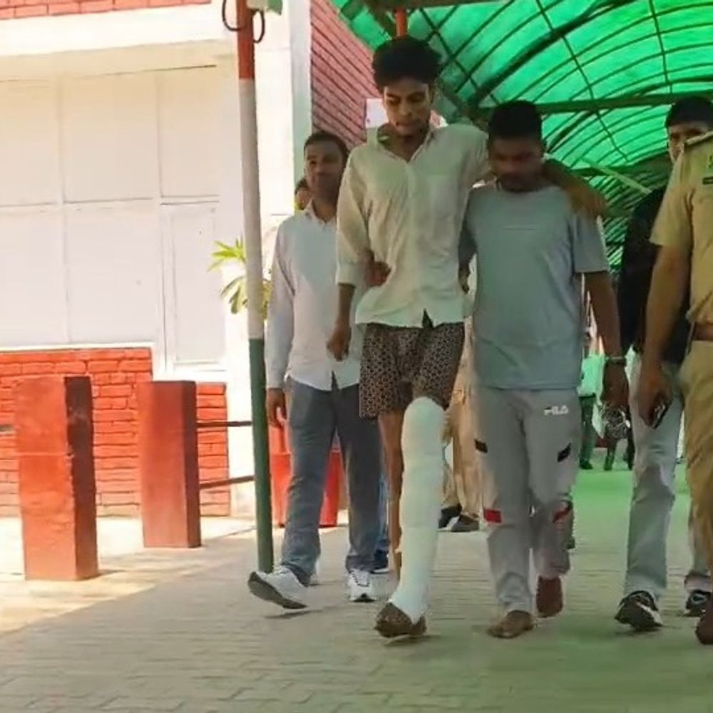 करनाल फायरिंग केस के आरोपी जेल भेजे गए:लाइटर लेने के बहाने युवक को रोका, रंजिश में मारी थी गोली, रिमांड में पिस्टल-बाइक बरामद