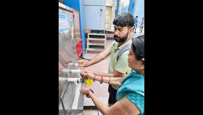 ‘Even poor patients have to buy water’: Most dispensers at LNJP out of order | Delhi News
