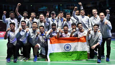 Medal assured! India crush Chinese Taipei 3-0 to storm into Thomas Cup semis | Badminton News