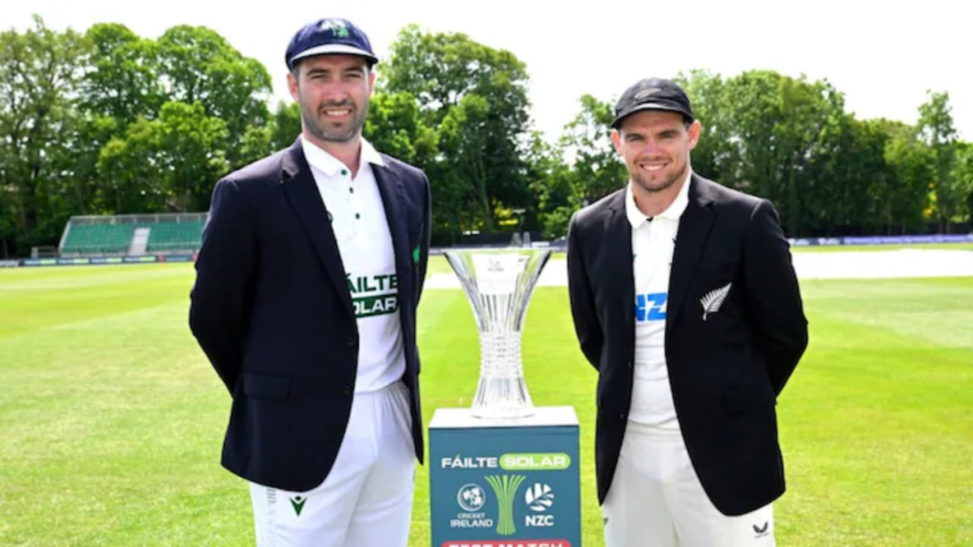 New Zealand 17/1 in 3.0 Overs | Ireland vs New Zealand, Live Score: Hosts without Paul Stirling face Tom Latham’s blackcaps in historic Belfast Test