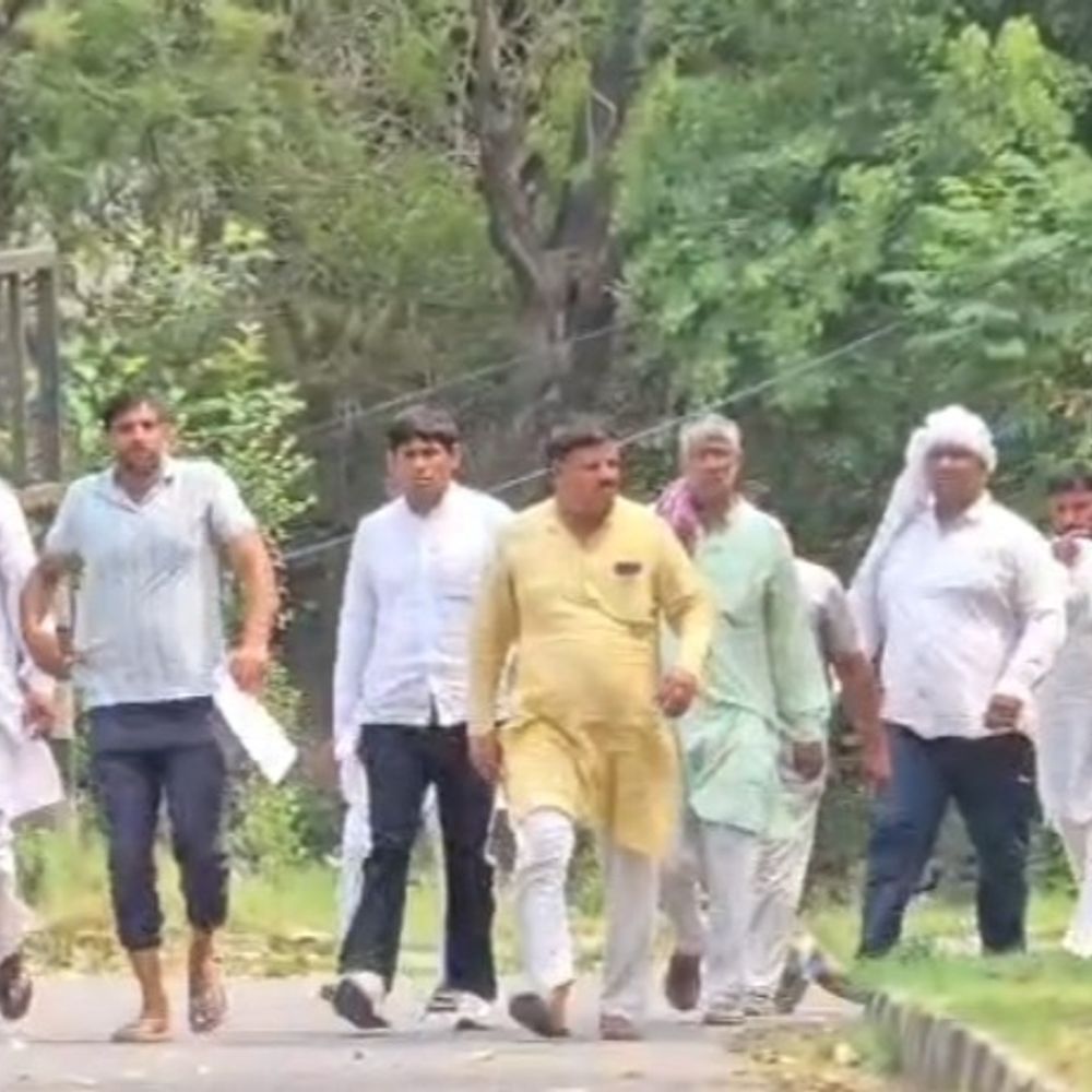 झज्जर में गेहूं उठान देरी से आढ़तियों में रोष:सामूहिक आत्महत्या की चेतावनी दी; 30 लाख के गेहूं खराब का दावा