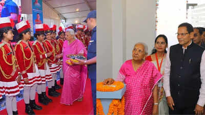 UP Governor Anandiben Patel inaugurates Lucknow Public School in Bareilly | Bareilly News