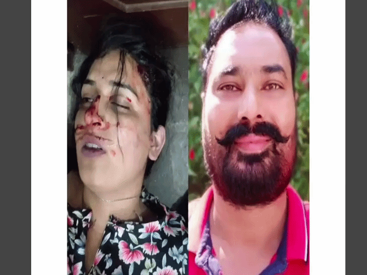 बटाला: पहले पत्नी को मारी 2 गोलियां, फिर खुदकुशी:पारिवारिक कलह बना वजह; पहली पत्नी से हुआ था तलाक, दूसरी से भी था विवाद