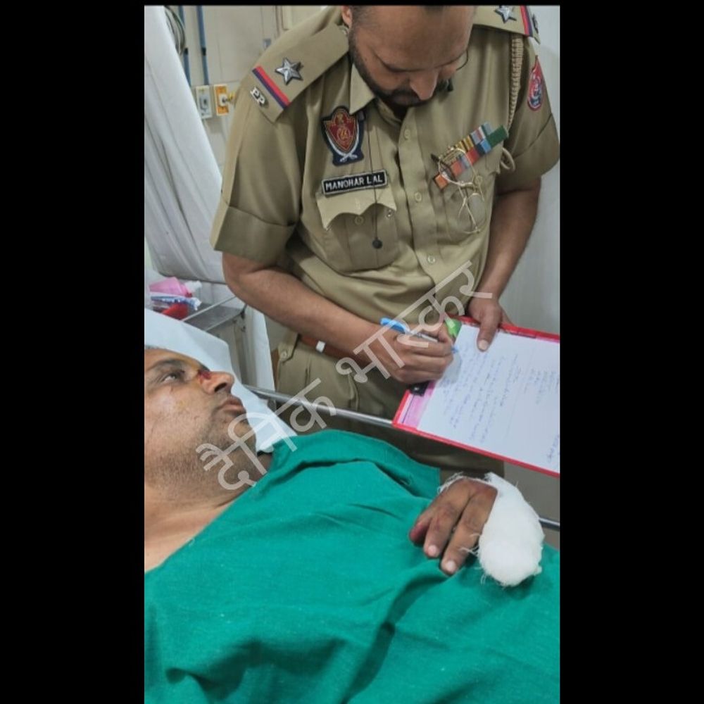 जगराओं में जमीन विवाद ने लिया हिंसक रूप:हथियारों से हमला कर व्यक्ति को किया घायल; 9 लोगों पर केस