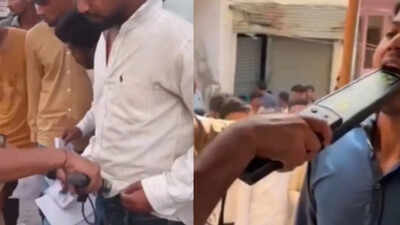 ‘Metal detector inside pant and mouth’: UP Police constable exam frisking video sparks outrage