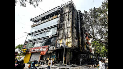 Elderly Woman Rescued as Fire Tears Through Multi-Storey Building | Delhi News