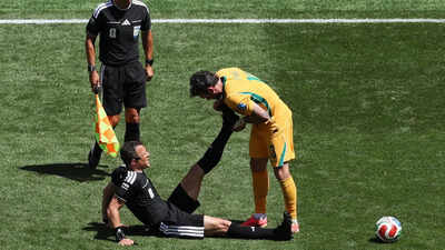Referee Felix Zwayer collapses in his first FIFA World Cup outing; video goes viral | Football News
