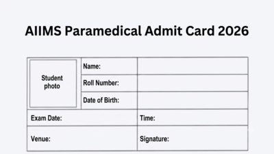 AIIMS Paramedical Admit Card 2026 expected today at aiimsexams.ac.in; here’s how to download
