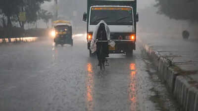 Dust storm and rain lash Delhi; IMD issues red and orange alerts | Delhi News